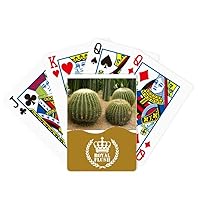 Green Oval ly Pear Art Deco Fashion Royal Flush Poker Playing Card Game