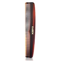 Hair combs for men and women, Fine and Wide Tooth Dressing Comb, Beard and Mustache comb, Professional hair cutting combs, goody combs for men,7.48 Inch