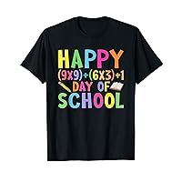 100 Days Of School Math Formula Happy 100th Day Of School T-Shirt