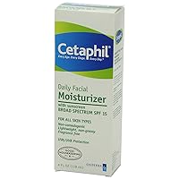 Cetaphil All Skin Types SPF 15 Daily Facial Moisturizer, 4.0 FL OZ ( Pack of 2 )