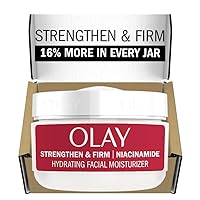 Olay Strong & Firm Niacinamide Face Moisturizer, 2 oz Renewing Face Cream for Hydration and Skin Cell Turnover with 99% Pure Niacinamide, Recyclable Eco Jar Packaging