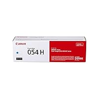 Canon Genuine Toner, Cartridge 054 Cyan, High Capacity (3027C001) 1 Pack Color imageCLASS MF641Cdw, MF642Cdw, MF644Cdw, LBP622Cdw Laser Printer