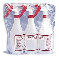 Tolco 130120 Clean Check 3 Pack Bottles with Sprayers, 4.5