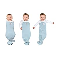 Swaddle - Helps to Reduce The Moro (Startle) Reflex - Made from a Custom Designed Moisture-Wicking Material (Sky)