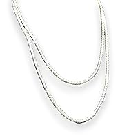 Solid 925 Sterling Silver Diamond-cut Italian Rope Chain Necklace For Men's and Women's Margarita or Rock Chain in 3mm,4mm,5mm,Made in Italy