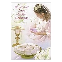Christian Brands Catholic To A Dear Niece on Her Communion Card (Pack of 12)