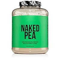 NAKED nutrition 5LB 100% Pea Protein Powder from North American Farms - Vegan Pea Protein Isolate - Plant Protein Powder, Easy to Digest - Speeds Muscle Recovery