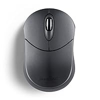 Perixx PERIMICE-802 Wireless Bluetooth Mouse - Portable Design - Compatible with Windows, iOS, and Android PC, Laptop, Tablet, and Smartphone - Graphite Gray (12177)