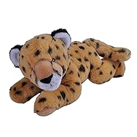 Wild Republic EcoKins Cheetah Stuffed Animal 12 inch, Eco Friendly Gifts for Kids, Plush Toy, Handcrafted Using 16 Recycled Plastic Water Bottles