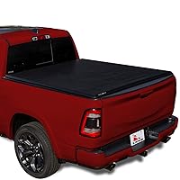 LEER ROLLITUP | Fits 2019-2023 Ram 1500 New Body Style with 6.4’ Bed w/o Rambox | Does NOT Fit Heavy Duty | Soft Roll Up Truck Bed Tonneau Cover | 4R299 | Low-Profile, 15-Minute Install (Black)