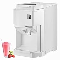 Electric Ice Shaver Machine, 250W Snow Cone Machine, 265lbs/hr Ice Crusher Machine with 5 LBS Ice Hopper, Adjustable Ice Fineness,Shaved Ice Machine for Home or Commercial Use