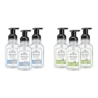 Foaming Hand Soap, Moisturizing Foam Hand Wash, All Natural, Alcohol-Free, Cruelty-Free, USA Made, Ocean Breeze and Neroli & Thyme Scents, 9 fl oz, 3 Pack Bundle