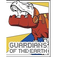 Guardians Of The Earth Adult Coloring Book: Cool Robots And Dinosaur Mechas | Relaxation Coloring Pages for Adults, Boys, Kids, and Robot Lovers