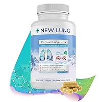 Lung Detox by Success Cemistry® 60 Veggie Capsules - Lung cleanse ►Top Rated Herbal Lung Cleanse & Detox. Supports healthy Lungs & Sinus from Harmful effects of smoggy cities & years of smoking