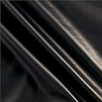 Foil Lame Stretch Knit Spandex Dull Black, Fabric by the Yard