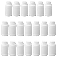 Othmro 20pcs 8.45oz/250ml Plastic Bottles, Lab Chemical Reagent Bottle, Length 119mm Wide Mouth Laboratory Reagent Bottle, Sample Sealing Liquid Storage Container for Food Stores White