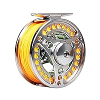 3/4 5/6 7/8 9/10WT Fly Fishing Reel with Line Combo 3 5 8 WT Fly Line Backing Leader CNC Machined Fly Reel