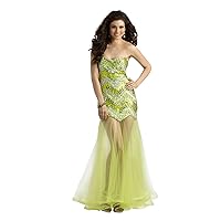 Strapless Sweetheart Mermaid Prom and Formal Dress 2301