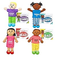 Excellerations Emotions Book and Dolls - Set of 8