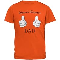 Old Glory Father's Day - World's Greatest Dad Cartoon Adult T-Shirt