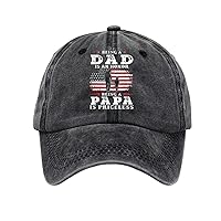 Being A Dad is an Honor Being A Papa is Priceless Hat for Men, American Flag Funny Baseball Cap