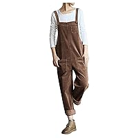 Womens Oversized Sleeveless Jumpsuits Spaghetti Strap Wide Leg Rompers with Pocket One Piece Jumper