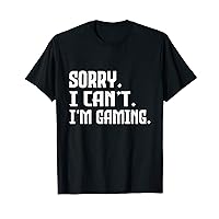 I'm Gaming Video Games Funny Gamer for Boys Teen Men T-Shirt