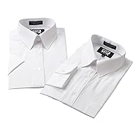 Women's Long Sleeve Dress Shirt | 65% Polyester and 35% Cotton | Stain Resistant Formal Attire