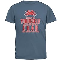 Animal World Always Be Yourself Crab Mens T Shirt
