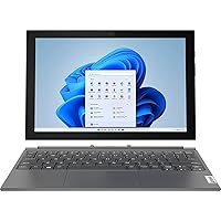 Lenovo 2022 Newest Tablet Duet 3i | 10.3 inch FHD Touchscreen | Intel Celeron N4020 | 4G Memory | 64GB eMMC | Windows 11 S | Keyboard Included, Gray