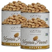 Super Extra Large Salted Virginia Peanuts - 18oz Can (Pack of 4)
