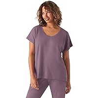 Womens Any Wear Relaxed V Neck T-Shirt