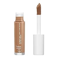 e.l.f, Hydrating Camo Concealer, Lightweight, Full Coverage, Long Lasting, Conceals, Corrects, Covers, Hydrates, Highlights, Tan Walnut, Satin Finish, 25 Shades, All-Day Wear, 0.20 Fl Oz