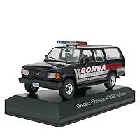 Scale Model Cars 1:43 for Chevrolet Off-Road Vehicle Police car die-cast Alloy Finished Static Scale car Model Toy Car Model
