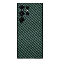 Case for Samsung Galaxy S24ultra/S24plus/S24, Precision Lens Hole Protection Phone Cover Carbon Fiber Texture Slim Shell,Purple,S24plus (Green,S24)