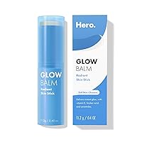 Hero Cosmetics Glow Balm Radiant Skin Stick – Instantly Gives Skin a Glowy Finish for Dewy and Radiant Looking Skin – Suitable for Acne-Prone Skin – Won’t Clog Pores (0.4 oz)