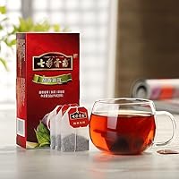 ONWILLTEA - 25 Pcs Teabags Fermented Yunnan Pu-erh Tea 50g（1.76OZ）,Chun Xiang Ripe Fermented Chinese Black Tea for Daily Drink and Gif Shu Pu'er Puert