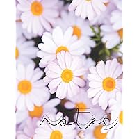 Notes: Daisy Composition Notebook, Collage Ruled, Great For School Notes And Everyday Use
