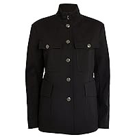 Rag & Bone Women's Black Hadley Military Jacket