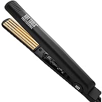 Hot Tools Pro Artist 24K Gold Crimping Iron | For Light Textured Crimps and Volume (1 in)
