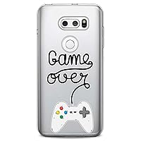 TPU Case Replacement for LG Stylo 6 K61 K51S K42 K30 K20 Stylo 5 K40 K11 K10 K8 Retro Video Gamepad Clear Soft Game Over Cute Manly Top Slim fit Print Quote Gamer Flexible Silicone Design Boys