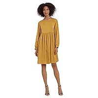 Maggy London Women's Drop Shoulder Long Sleeve Easy Dress