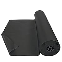 Colorations Dual Surface Paper Roll Classroom Supplies for Arts and Crafts Black (36