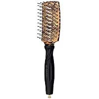 Olivia Garden OG Barber brushes with comfortable ball points tips, ergonomic non-slip handle, ionic technology, lightweight, for easy and quick styling on short hair, ideal for men grooming