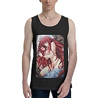 Anime High School DxD Rias Gremory Tank Top Boys Summer Sleeveless Tee Casual Running Workout Sport Vest