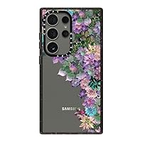 CASETiFY Impact Samsung Galaxy S24 Ultra Case - My Succulent Garden - Clear Black