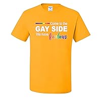 Come to The Gay Side We Have Rainbows Gay Pride Mens T-Shirts