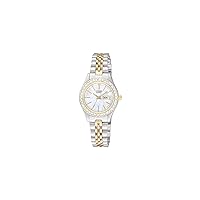 Quartz Womens Watch, Stainless Steel, Crystal, Two-Tone (Model: EQ0534-50D)