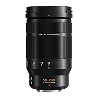 Panasonic LUMIX Professional 50-200mm Camera Lens, G Leica DG Vario-ELMARIT, F2.8-4.0 ASPH, Dual I.S. 2.0 with Power O.I.S, Mirrorless Micro Four Thirds, H-ES50200 (Black)