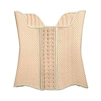 25 Steel Bones Angel's Wing Latex Waist Trainer Corset for Abdominal Contraction After Fitness Exercise(Size:2XL)